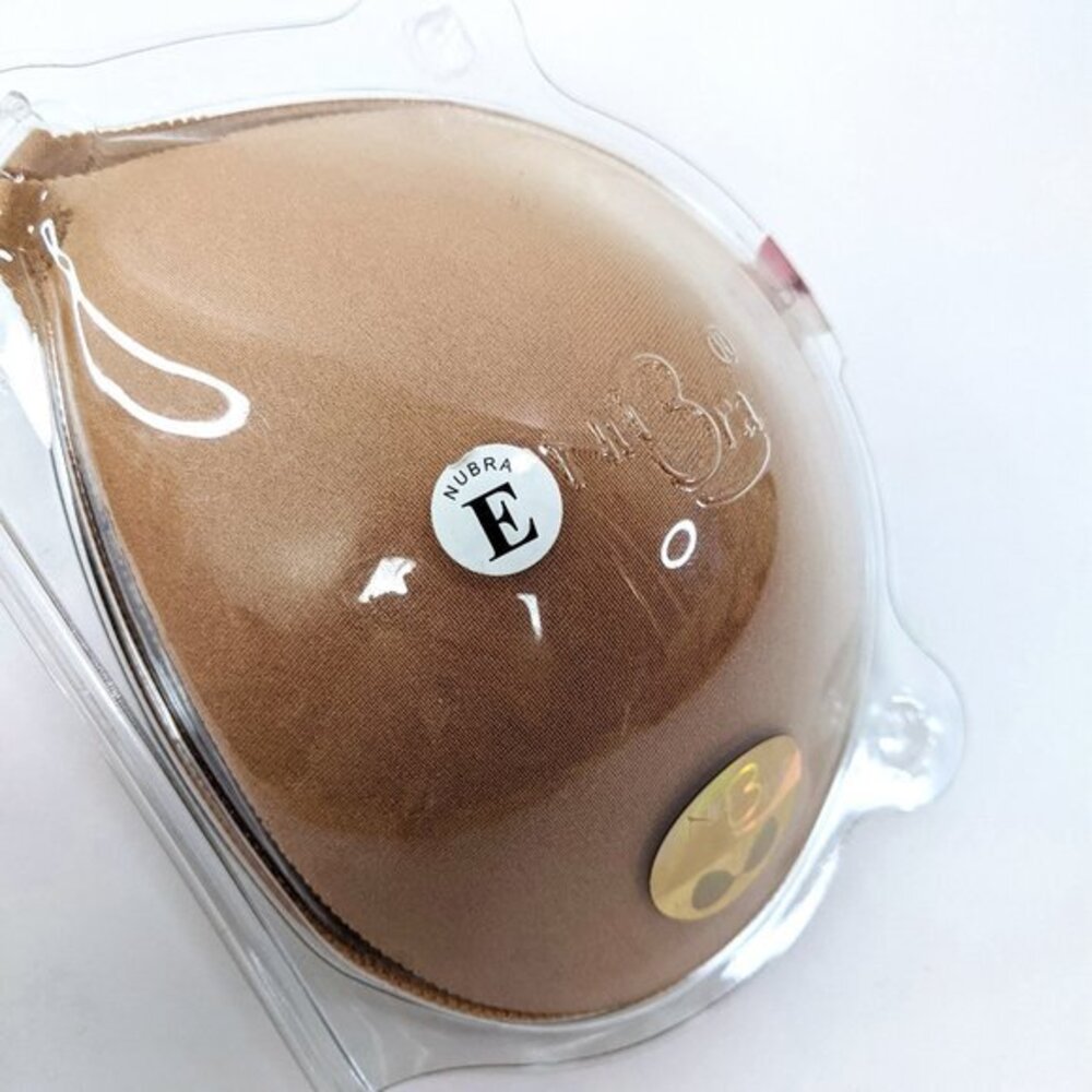 NuBra Size E Backless Seamless and Strapless Bra in Tan